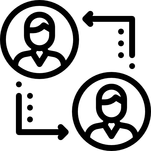 Relations networking workers relations icon Relations networking workers relations icon