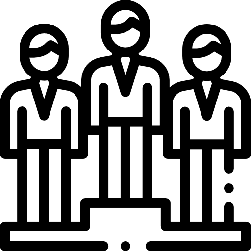 Podium winner leader competitors icon Podium winner leader competitors icon