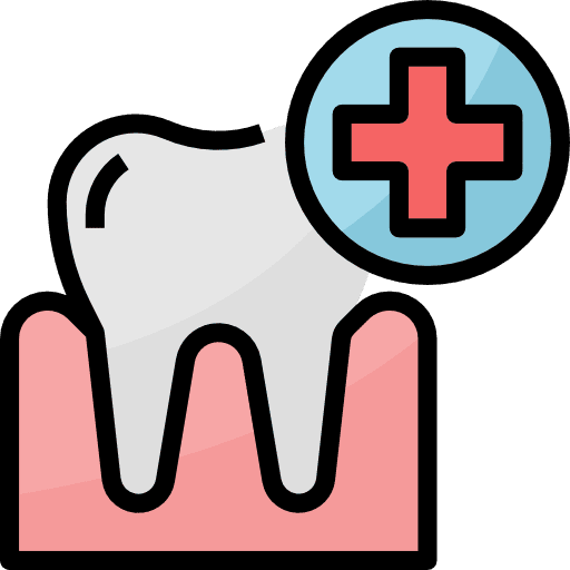 Gum gum treatment dentist icon