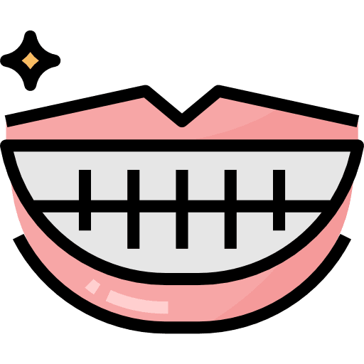 Smile lips hygiene mouth icon