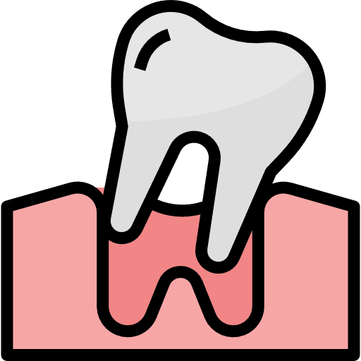 Tooth healthcare dental body part icon Tooth healthcare dental body part icon