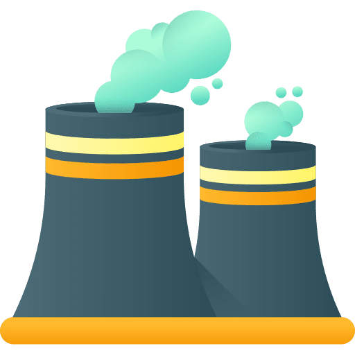 Production branch factory company icon