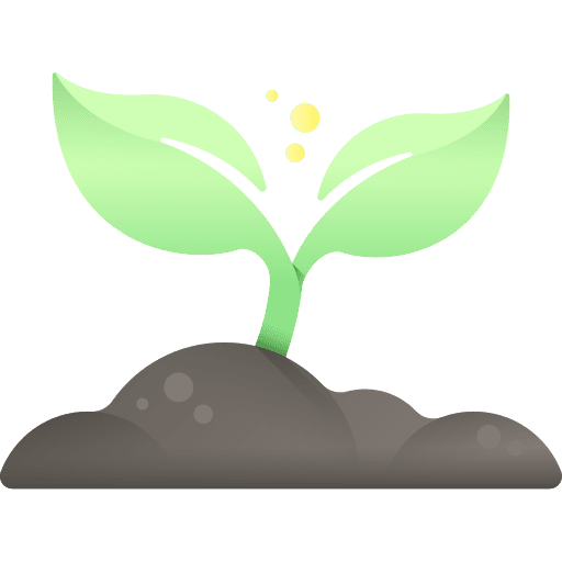 Sprout gardening ecology and environment tree icon