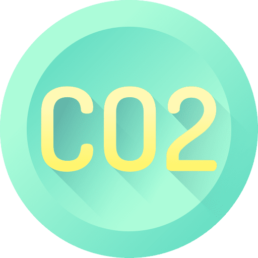 Co2 shape pollution ecology and environment icon