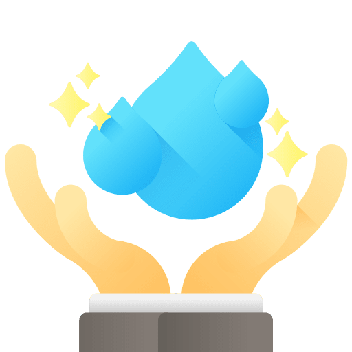 Water hands drop hands and gestures icon