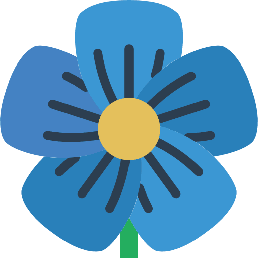 Flax flax nature floral icon
