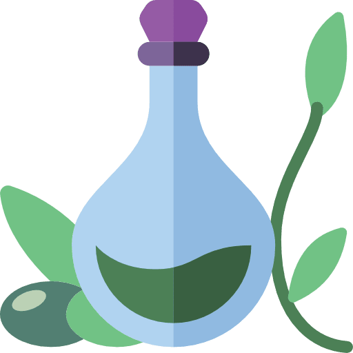 Olive food bottle olive oil icon