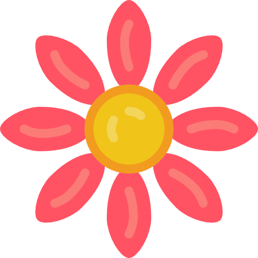 Asteraceae plant farming and gardening nature icon
