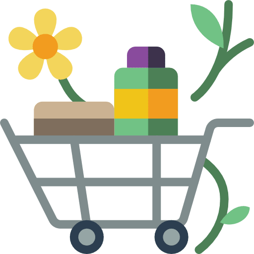 Cart nature buy products icon