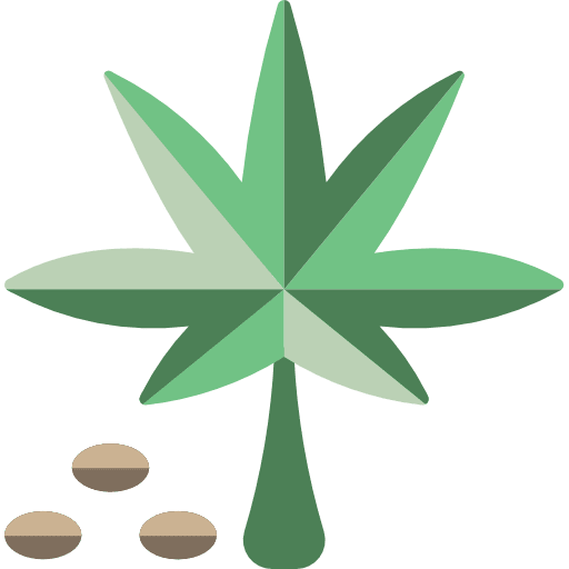 Hemp leaf hemp leaves icon