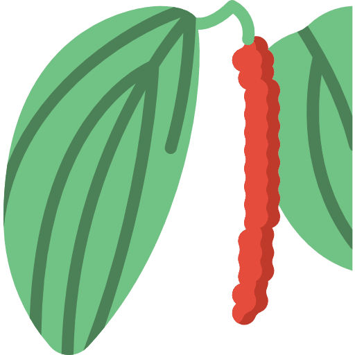 Pepper plant nature leaves icon