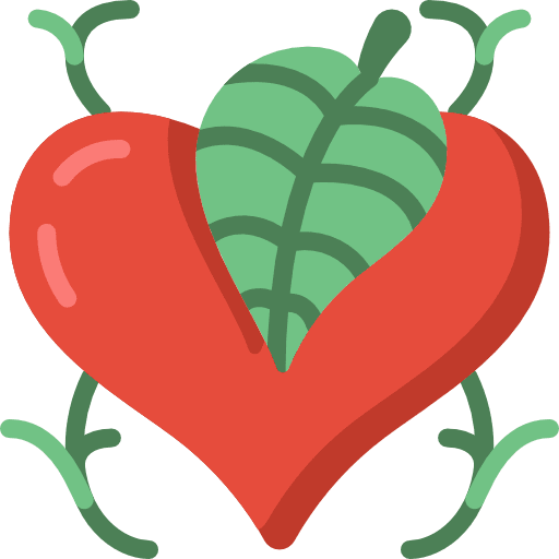 Botanical plant garden leaves icon