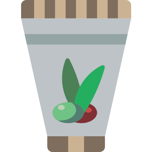 Cream cream oil nature icon