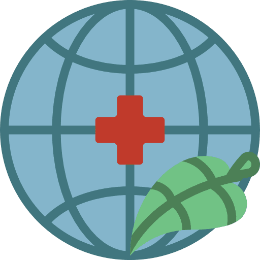 Herbal commerce nature business icon