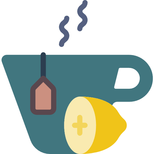 Infusion cup nature herbal icon