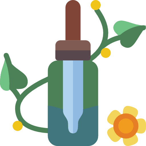 Nose drop plants herbal icon