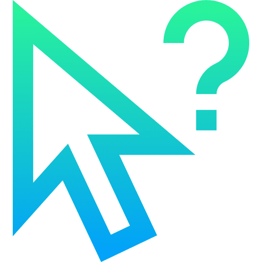 Pointer shapes and symbols information arrow icon