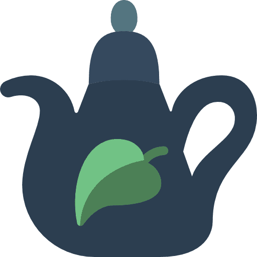 Teapot natural food and restaurant plant icon