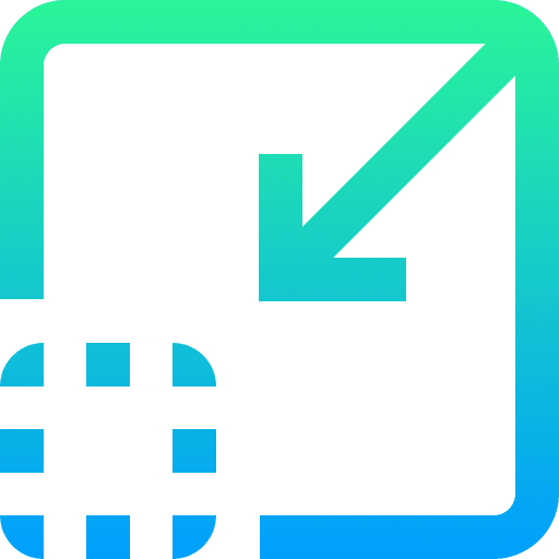 Reduce resizing arrows reduce icon