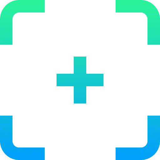 Select viewfinder focused focusing icon