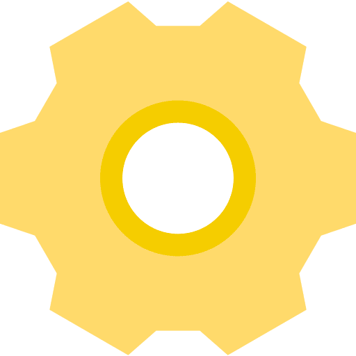 Gear ui gear setup icon