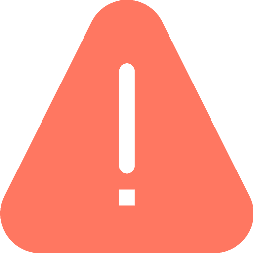 Triangle signaling ui attention icon