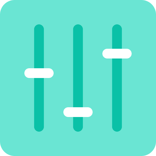 Settings levels setup interface icon