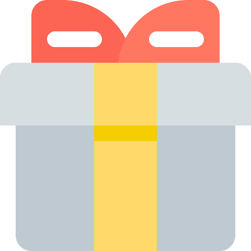 Gift ui surprise birthday and party icon