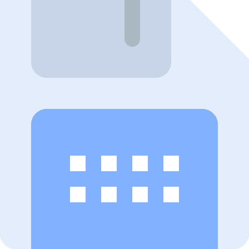 Save floppy disk flash disk multimedia icon