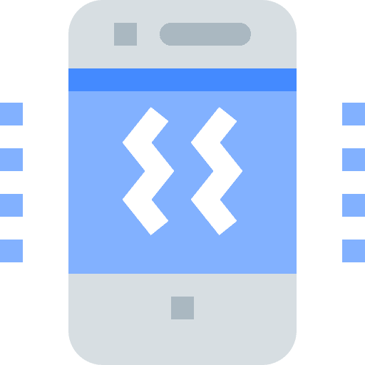Smartphone electronics phone vibration ui icon