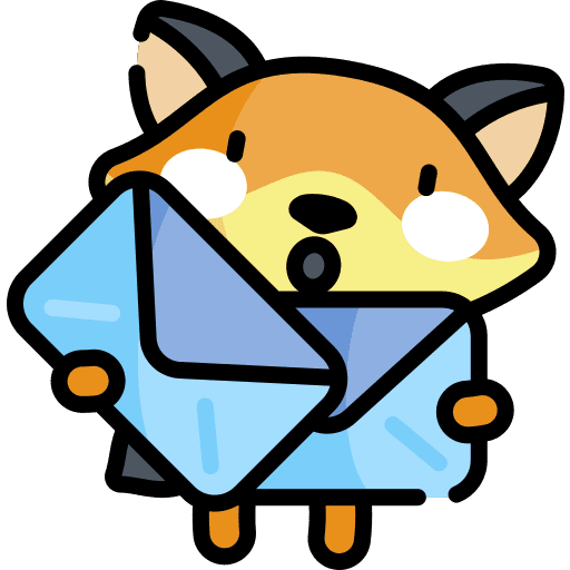 Email email fox art and design icon