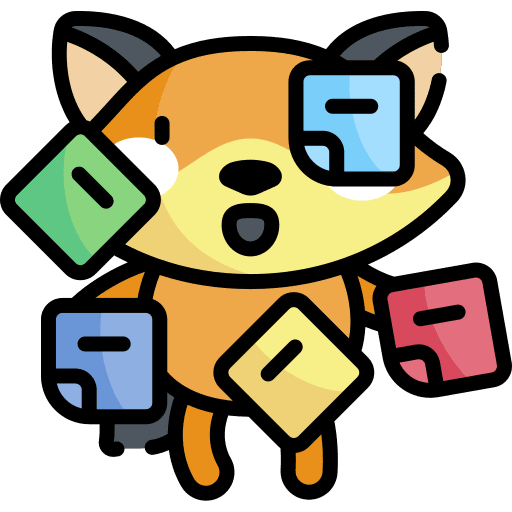 Notes fox notes graphic designer icon