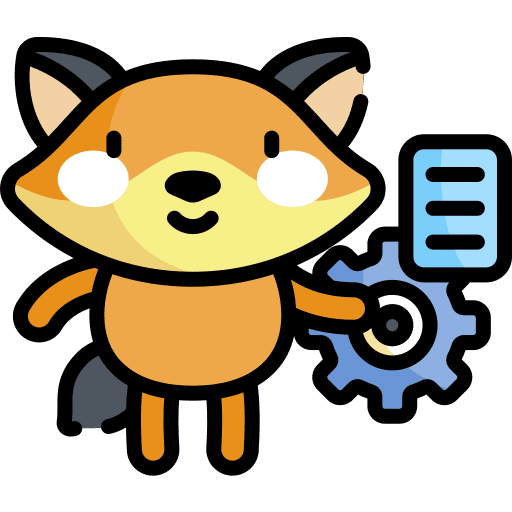 Settings graphic designer settings fox icon Settings graphic designer settings fox icon