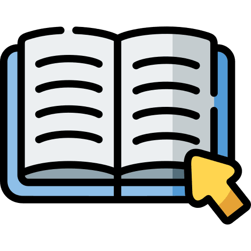 Book reading library books icon