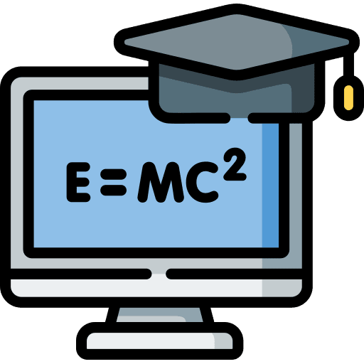 Equation maths math laptop icon