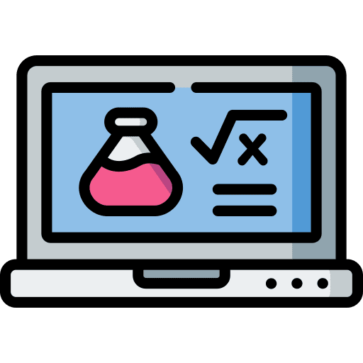 Formula computer physics screen icon