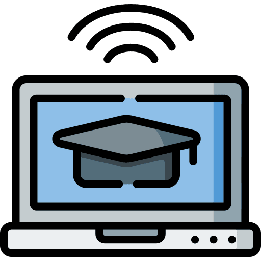 Laptop learning laptop technology icon