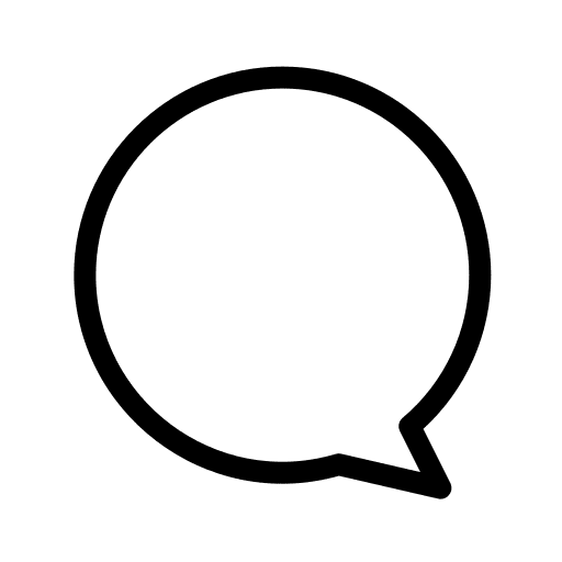 Chat communications speech bubbles instagram comment icon