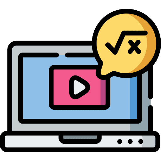 Tutorial education video player tutorial icon