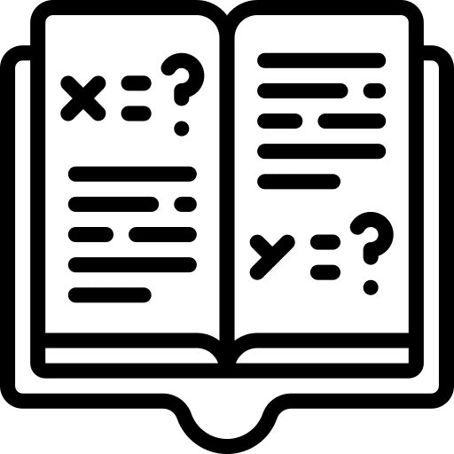 Book knowledge high school education icon