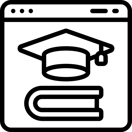 Online education online education education learning icon