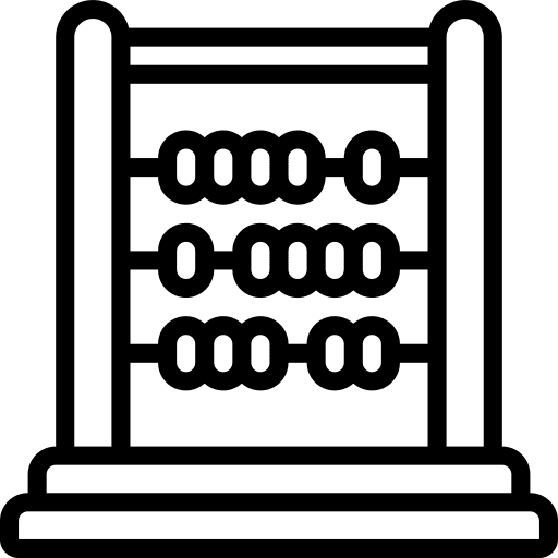 Abacus calculator education abacus icon