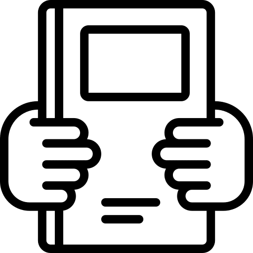 Book knowledge reading school icon