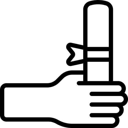 Degree contract degree certificate icon