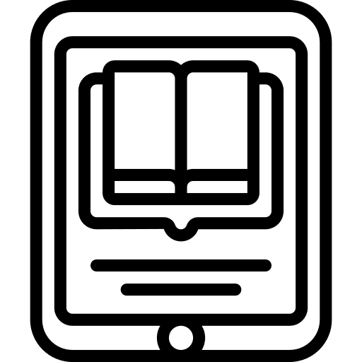 Ebook ebook learning ereader icon
