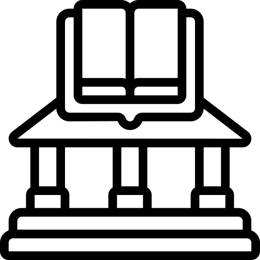 Library learning college knowledge icon