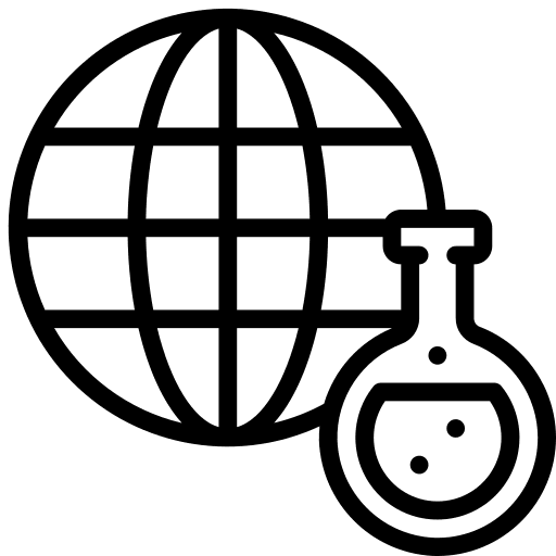 Testing internet worldwide testing icon