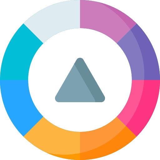 Color palette paint art and design graphic design icon Color palette paint art and design graphic design icon