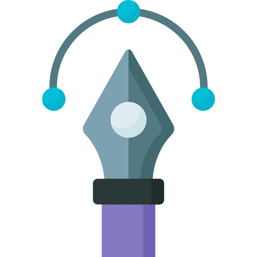 Curvature curvature design write icon Curvature curvature design write icon