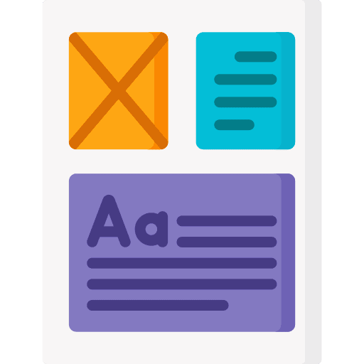 Layout documents edit tools theme icon Layout documents edit tools theme icon